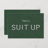 Trauzeuge Wedding Vorschlag Card Dankeskarte (Vorne/Hinten)