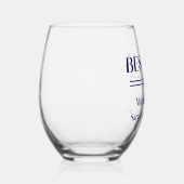 Trauzeuge Weinglas Ohne Stiel (Rechts)