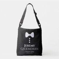 Trauzeuge White Krawatte Wedding Swag Bag