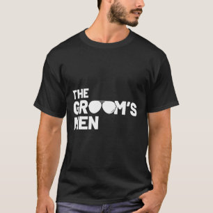 Trauzeugen Bräutigam Squat Männer Junggeselle Vorr T-Shirt