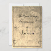 Trauzeugen Cool Werden Sie mein Trauzeuge Vorschla Einladung (Rückseite)