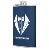 Trauzeugen-Flasche Flachmann (Links)