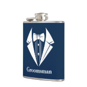 Trauzeugen-Flasche Flachmann (Links)
