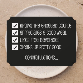 Trauzeugen Funny Checklist Einladung