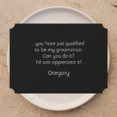 Trauzeugen Funny Checklist Einladung