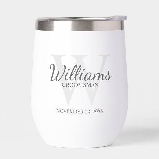 Trauzeugen für personalisierte Skriptmonogramm und (Links)