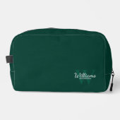 Trauzeugen für personalisierte Skriptmonogramm und Waschbeutel (Vorderseite)