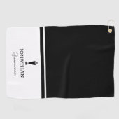 Trauzeugen-Geschenk Hochzeitsgesellschaft Benutzer Golfhandtuch (Horizontal)