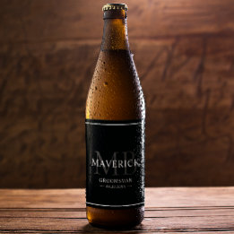 Trauzeugen Geschenke - Monogram-Gastgeschenke Hoch Bierflaschenetikett