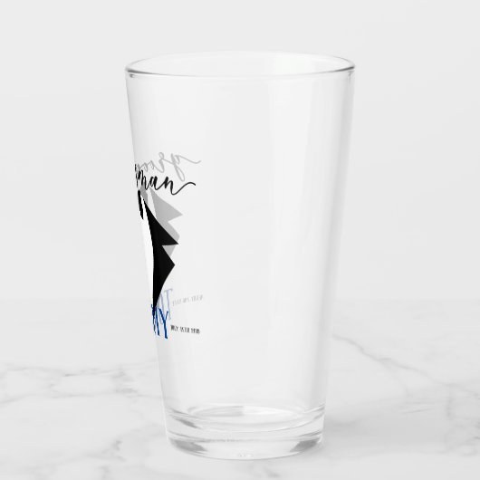 Trauzeugen Gift Pint Glas (Links)