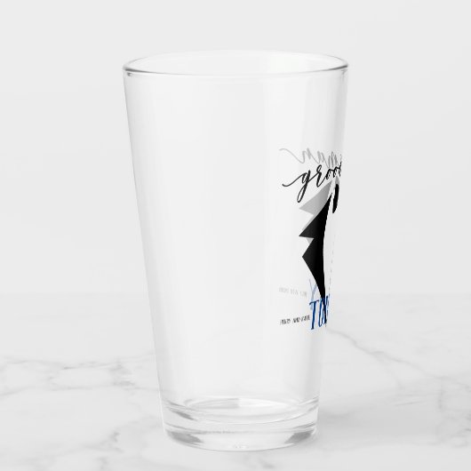 Trauzeugen Gift Pint Glas (Rechts)