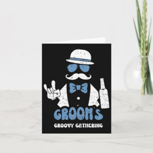 Trauzeugen Groom's Groovy Ansammlung - Groom Redew Karte