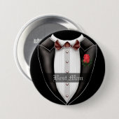 Trauzeugen Hochzeitsgesellschaft Knopf Button (Vorne & Hinten)
