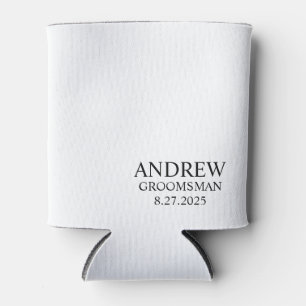 Trauzeugen-Kocher-Kühler, Personalisierte Geschenk Dosenkühler