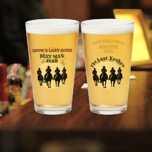 Trauzeugen Letzte Rodeo Cowboy Sonnenuntergang Par Glas