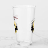 Trauzeugen letzter Rodeo Cowboy Sunset Party Drink Glas (Links)