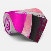 Trauzeugen Modernes Farbgebläses Navy Silver Krawatte (Gerollt)