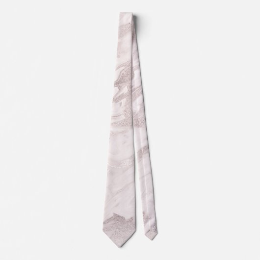 Trauzeugen Mute Rose Marbled Wedding Neck Tie Krawatte (Vorderseite)