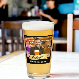 Trauzeugen Pint Glass Series: Der Bier-Boss Glas