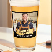 Trauzeugen Pint Glass Series: Die Fix-It-Fella Glas