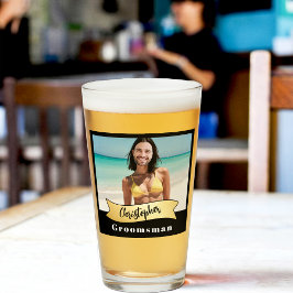 Trauzeugen Pint Glass Series: The Beach Princess Glas