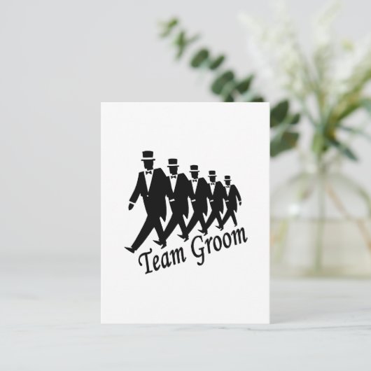 Trauzeugen Postkarte (Stehend Vorderseite)