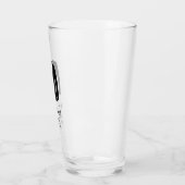 Trauzeugen Schwarze Krawatte Tuxedo Anzug Name und Glas (Links)