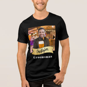 Trauzeugen-Serie: Der Bier-Boss Tri-Blend Shirt