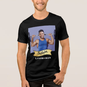 Trauzeugen-Serie: Die Bar-Bell-Legende Tri-Blend Shirt