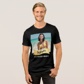 Trauzeugen-Serie: Die Beach Princess Tri-Blend Shirt (Vorderseite voll)