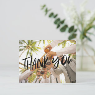 Trauzeugen Trauzeuge Hochzeitsfoto Danke Postkarte