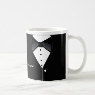 Trauzeugen-Tuxedo-Design Kaffeetasse