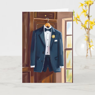 Trauzeugen-Tuxedo-Hochzeits-Junggesellen-Abschied Karte