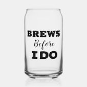 Trauzeugen Vorschlag Glas, Brew vor i do Dosenglas (Vorderseite)