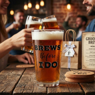 Trauzeugen Vorschlag Glas, Brew vor i do Glas