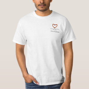 Trauzeugen Wedding Bachelor Party Flamingo Herz T-Shirt