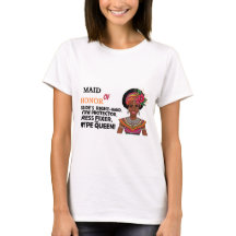 Trauzeugin Afrikanischer inspirierter T - Shirt