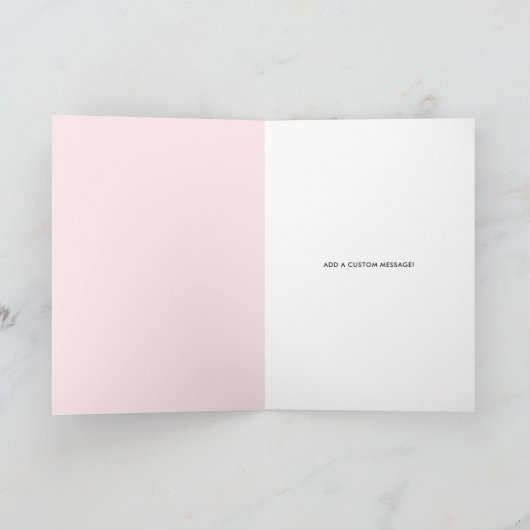 Trauzeugin| Anpassung der Hochzeit im Skriptformat Karte (Innenseite)