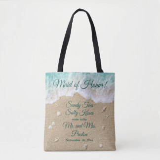 Trauzeugin Beach Waves Sandy Toes Tasche