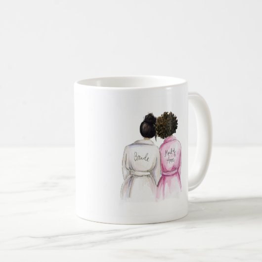 Trauzeugin? Bk Brötchen-Braut Bk kurzes Kaffeetasse (VorderseiteRechts)