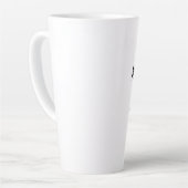 Trauzeugin Black Elegant Script Hochzeiten Milchtasse (Linke Ecke)
