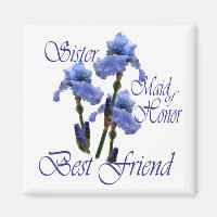 Trauzeugin/Blauer Iris