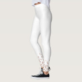 Trauzeugin Bridal Rose Gold Glitzer Leggings (Links)