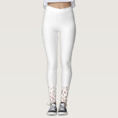 Trauzeugin Bridal Rose Gold Glitzer Leggings (Vorderseite)