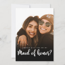 Trauzeugin bridal Vorschlag Flat Card