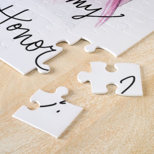 Trauzeugin? Brötchen-Braut-DK-Br-Brötchen-Mädchen Puzzle (Seite)