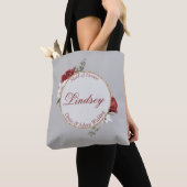 Trauzeugin Burgund Blush & White Roses Tasche (Von Nahem)