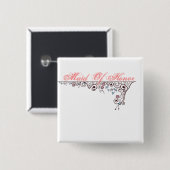 Trauzeugin Button (Vorne & Hinten)