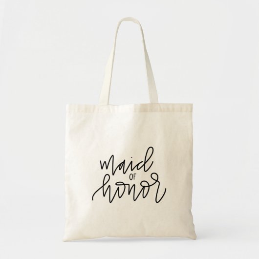 Trauzeugin Calligraphy Tote Bag Tragetasche (Vorne)