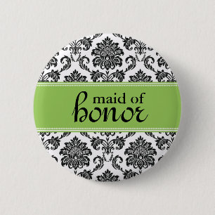 Trauzeugin-Damast-Knopf Button
